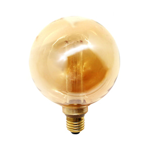 일광 LED 데코 에디슨 볼램프 G125 3W 전구색(노란색)